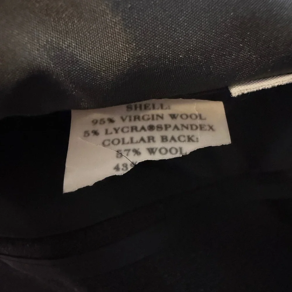 Ann Taylor Blazer Women Size 0 Dark Gray Virgin Wool Spandex Professional Jacket